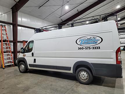 Bates Plumbing van